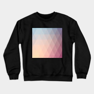 Colorful Retro Triangle Pattern Crewneck Sweatshirt